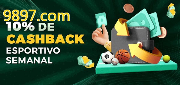 10% de bônus de cashback na 9897.com